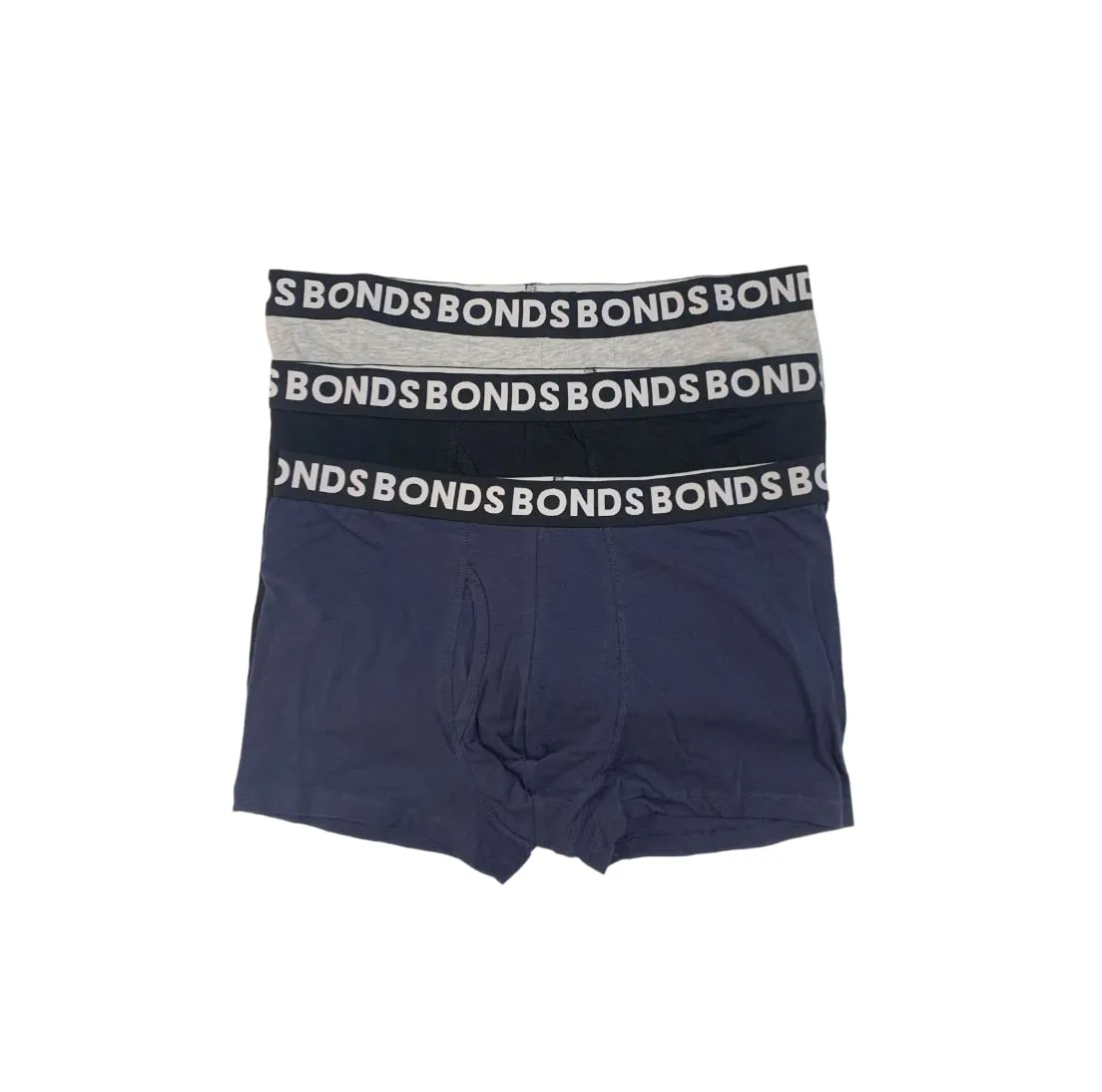 12 X Bonds Mens Everyday Trunks Underwear Grey / Black / Blue Undies