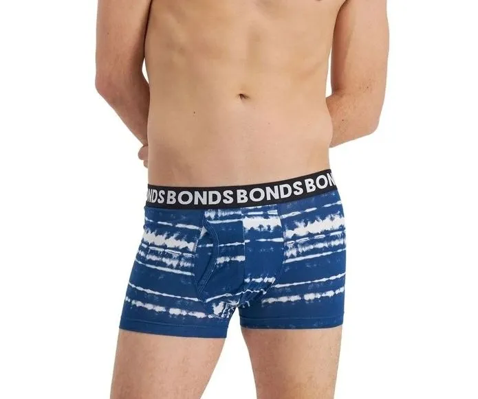 12 X Mens Bonds Everyday Trunks Underwear Blue / Black