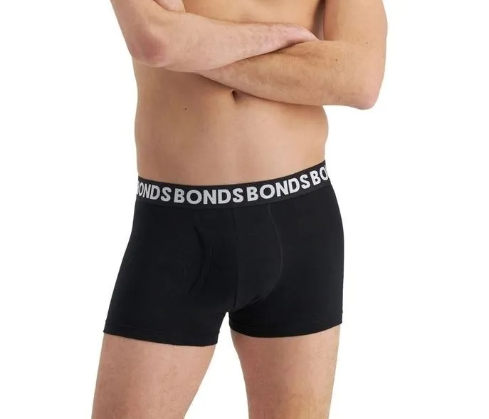 12 X Mens Bonds Everyday Trunks Underwear Blue / Black