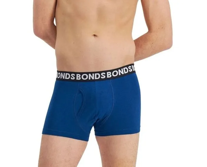 12 X Mens Bonds Everyday Trunks Underwear Blue / Black