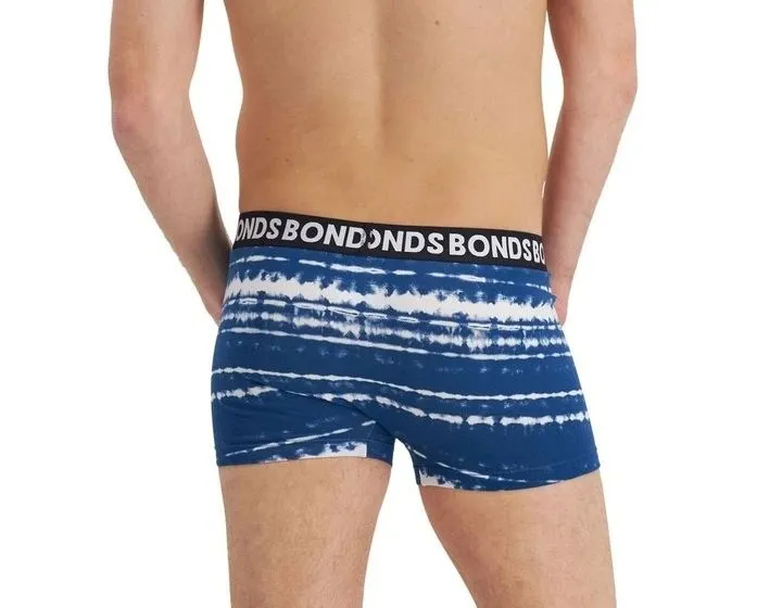 15 X Mens Bonds Everyday Trunks Underwear Blue / Black