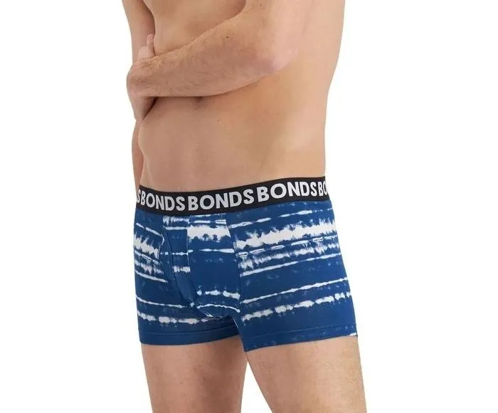 15 X Mens Bonds Everyday Trunks Underwear Blue / Black