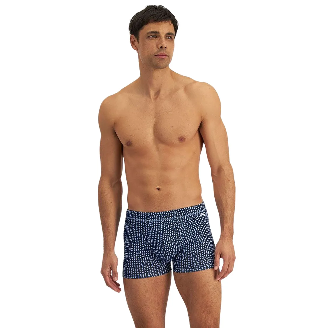 2 x Jockey Mens Skants Trunks Underwear Undies Spotted Black And Blue