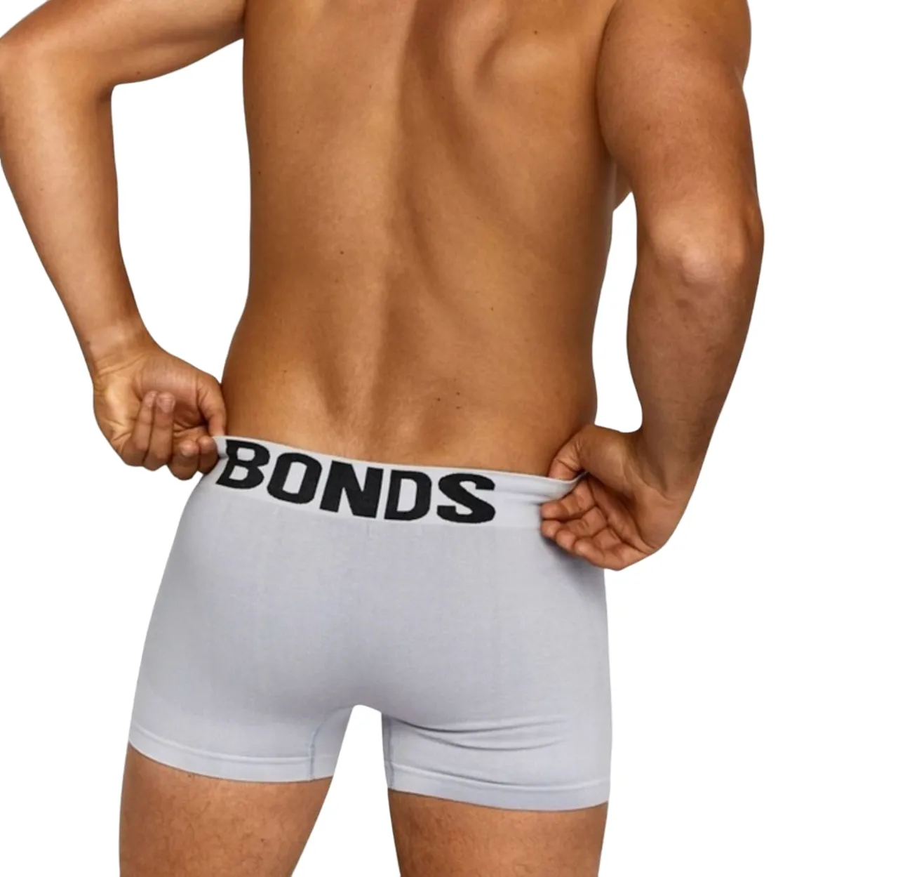 6 x Bonds Mens Seamless Black/ Grey/ Navy Trunks Underwear