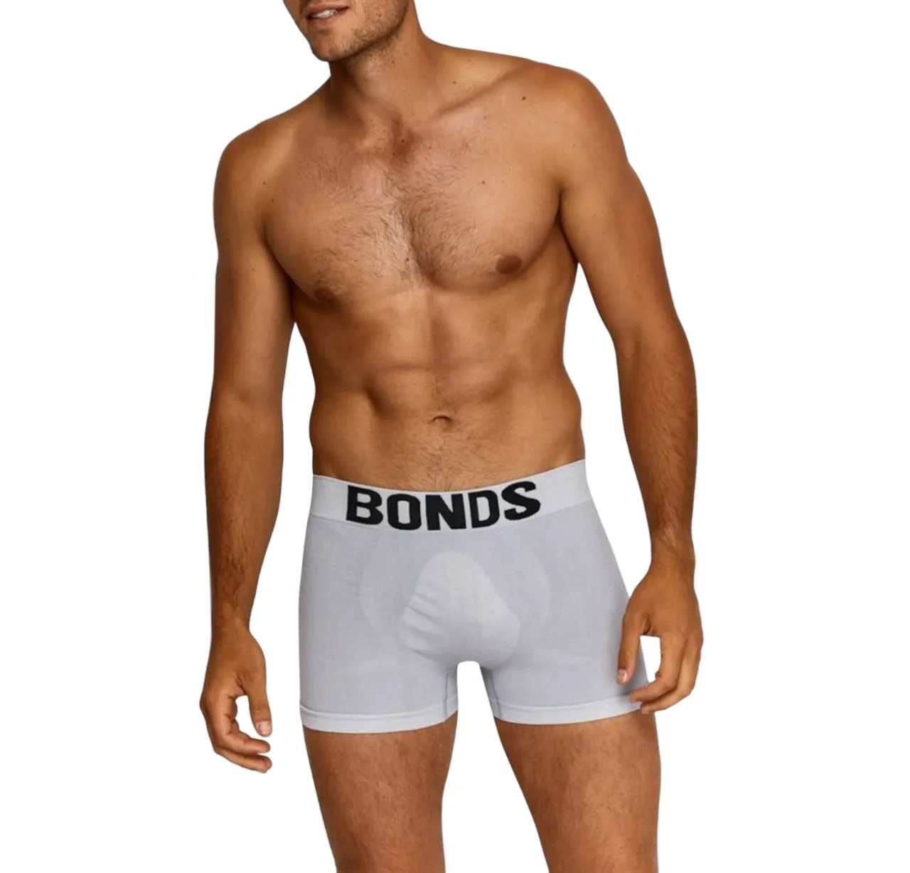 6 x Bonds Mens Seamless Black/ Grey/ Navy Trunks Underwear