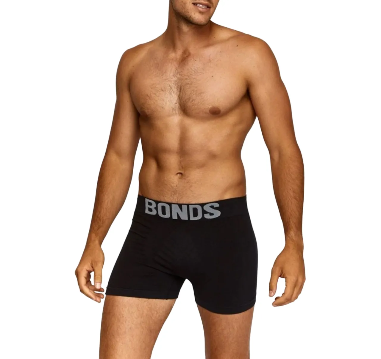 6 x Bonds Mens Seamless Black/ Grey/ Navy Trunks Underwear