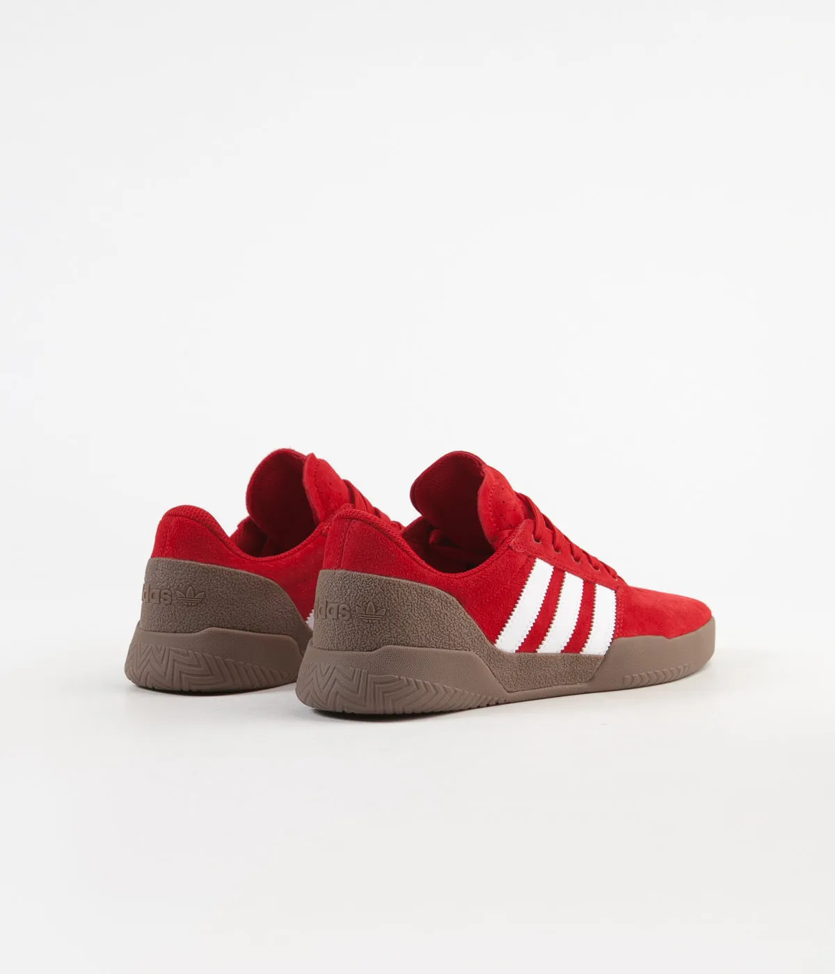 Adidas City Cup Shoes - Scarlet / White / Gum