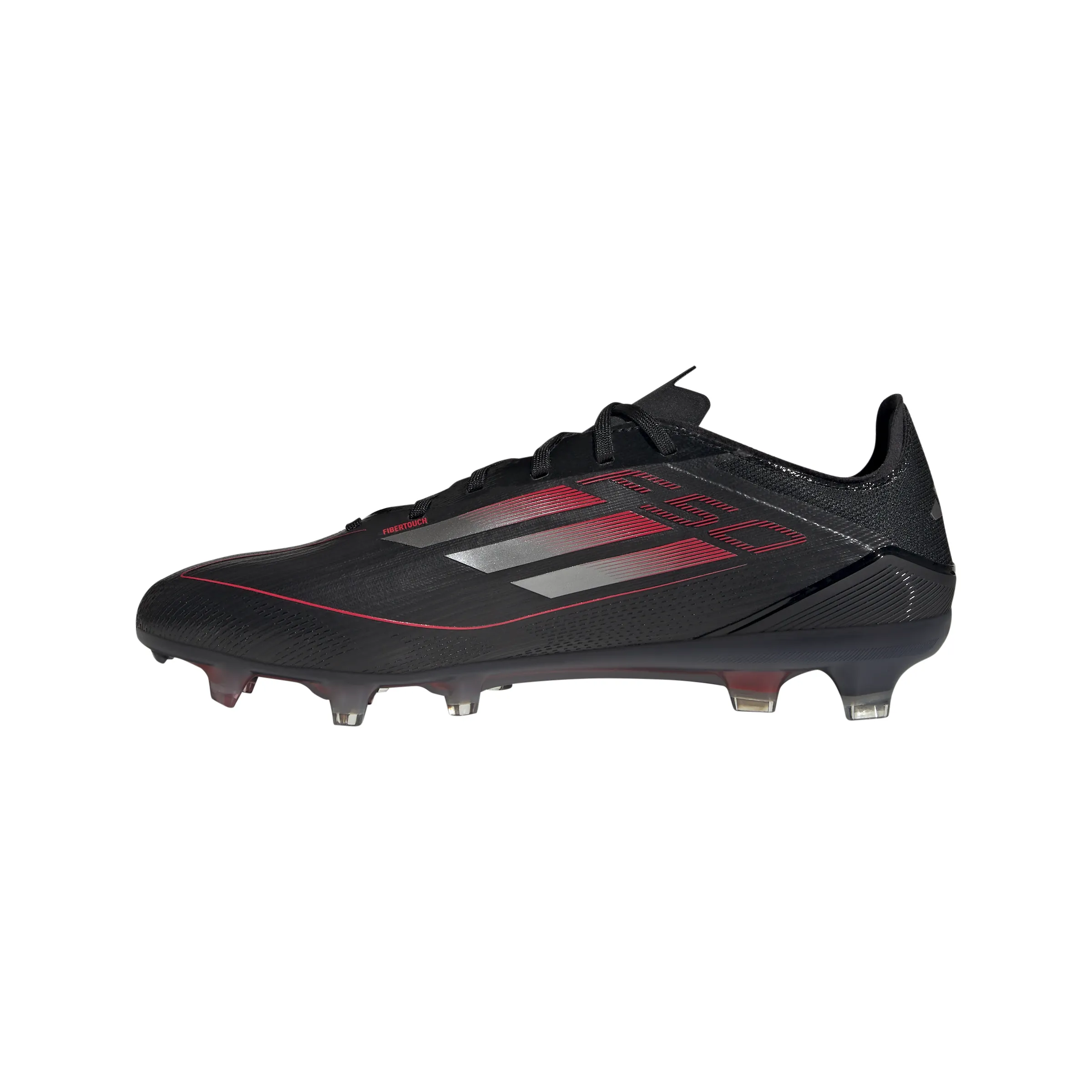 adidas F50 Pro FG Firm Ground - core black/iron met./lucid red