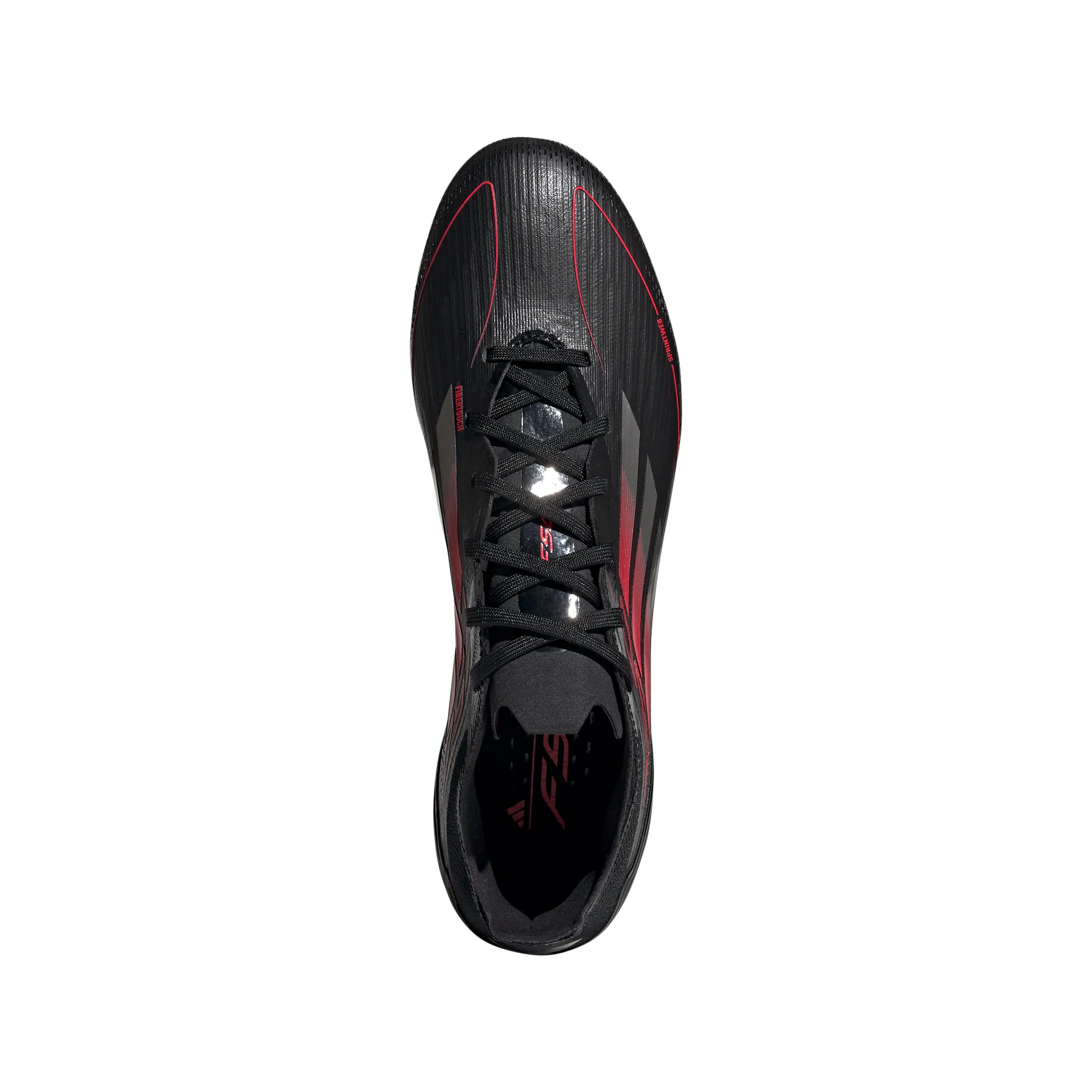 adidas F50 Pro FG Firm Ground - core black/iron met./lucid red