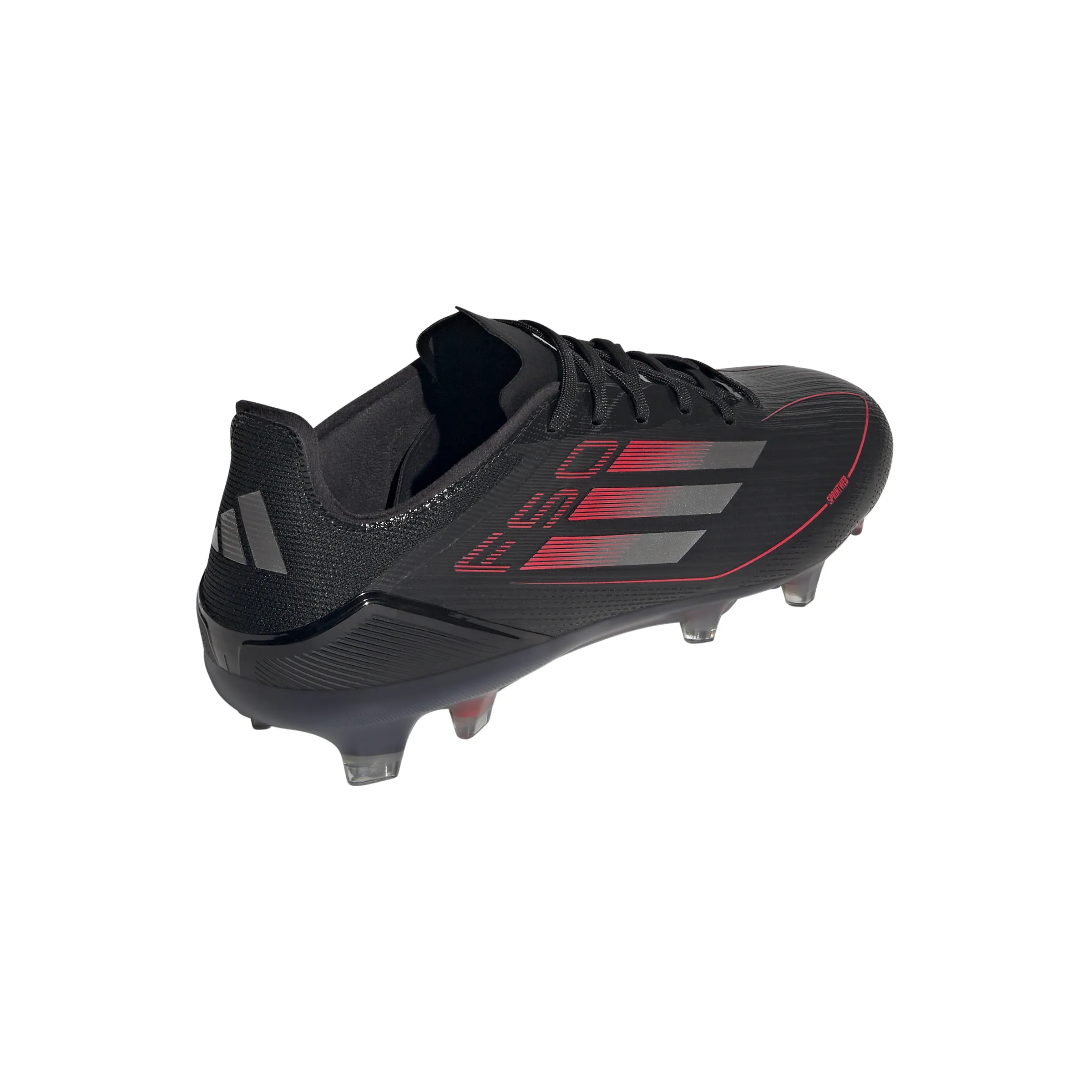 adidas F50 Pro FG Firm Ground - core black/iron met./lucid red