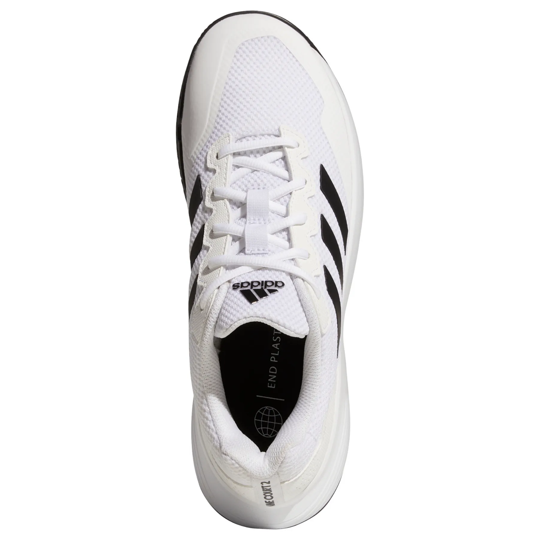 Adidas Game Court 2 Men Tennis Shoes - Cloud White/Core Black/Cloud White