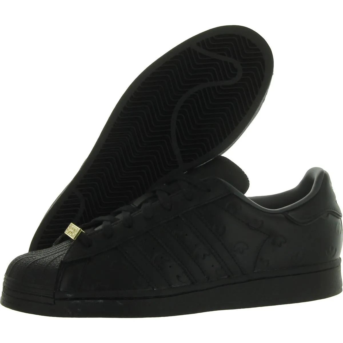 Adidas Mens SUPERSTAR Faux Leather Trainer Running & Training Shoes