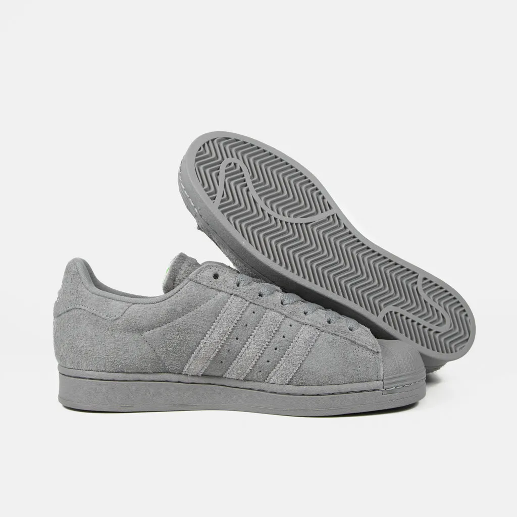 Adidas Skateboarding - Superstar ADV Shoes - Grey Three / Grey Three / Cobalt Black