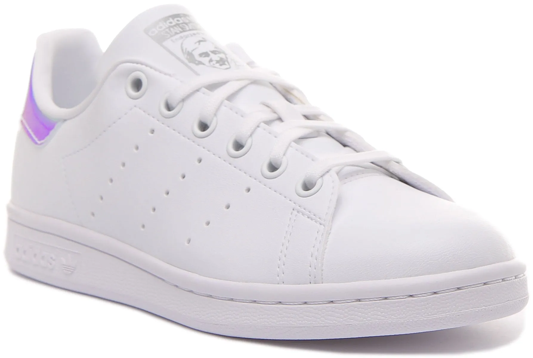 Adidas Stan Smith J In White Multi For Junior