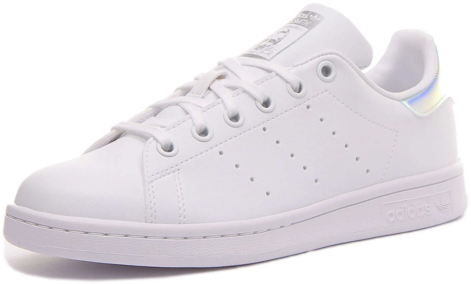 Adidas Stan Smith J In White Multi For Junior