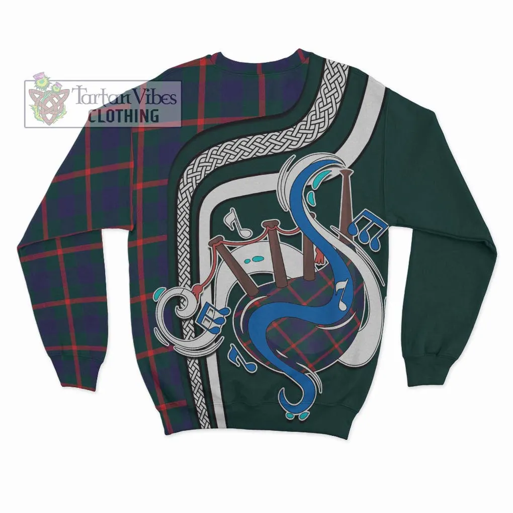 Agnew Tartan Sweatshirt with Epic Bagpipe Style