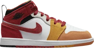 Air Jordan 1 Mid SE PS Picnic, red