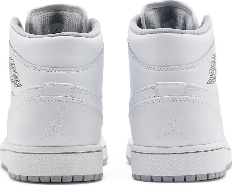 Air Jordan 1 Mid White Wolf Gray