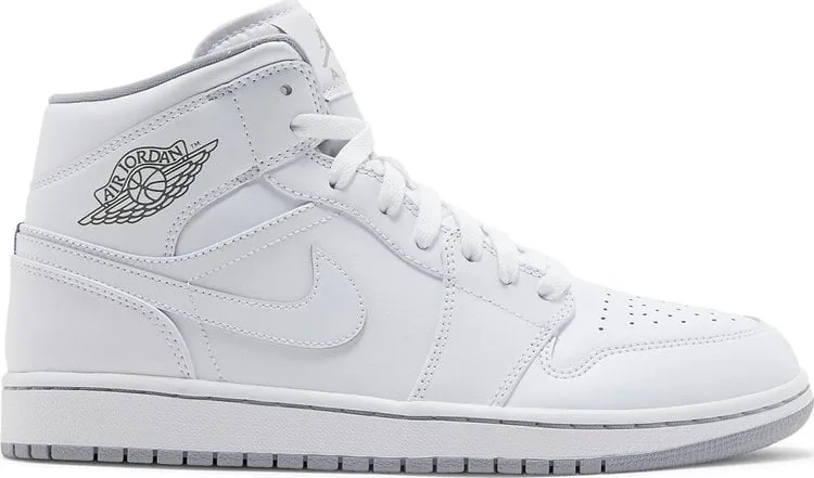 Air Jordan 1 Mid White Wolf Gray