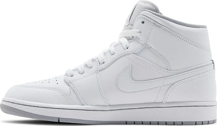 Air Jordan 1 Mid White Wolf Gray