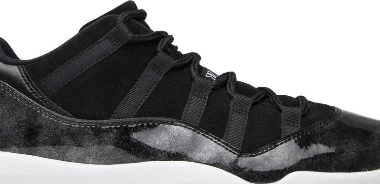 Air Jordan 11 Retro Low Barons Sneakers, Black