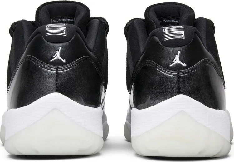 Air Jordan 11 Retro Low Barons Sneakers, Black