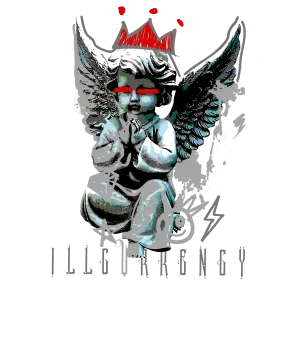 Air Jordan 3 Cement Grey White T-Shirt (Graffiti Angel)| illcurrency