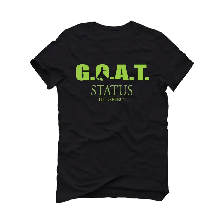 Air Jordan 5 Green Bean Black T-Shirt (GOAT STATUS)