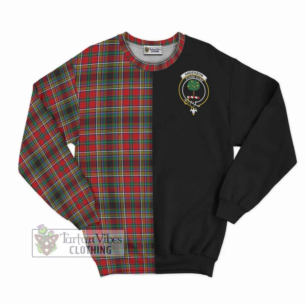 Anderson of Arbrake Tartan Sweatshirt with Family Crest and Half Of Me Style