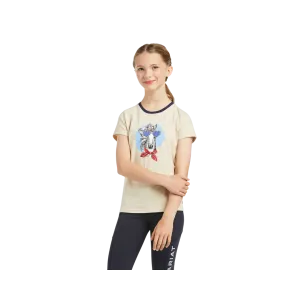 Ariat Girl's Fabulous Oatmeal Heather T-Shirt