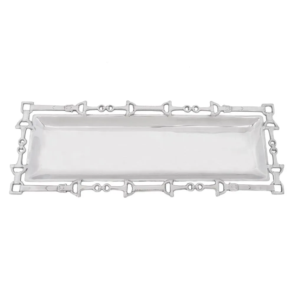 Arthur Court Equestrian Oblong Tray - Openwork