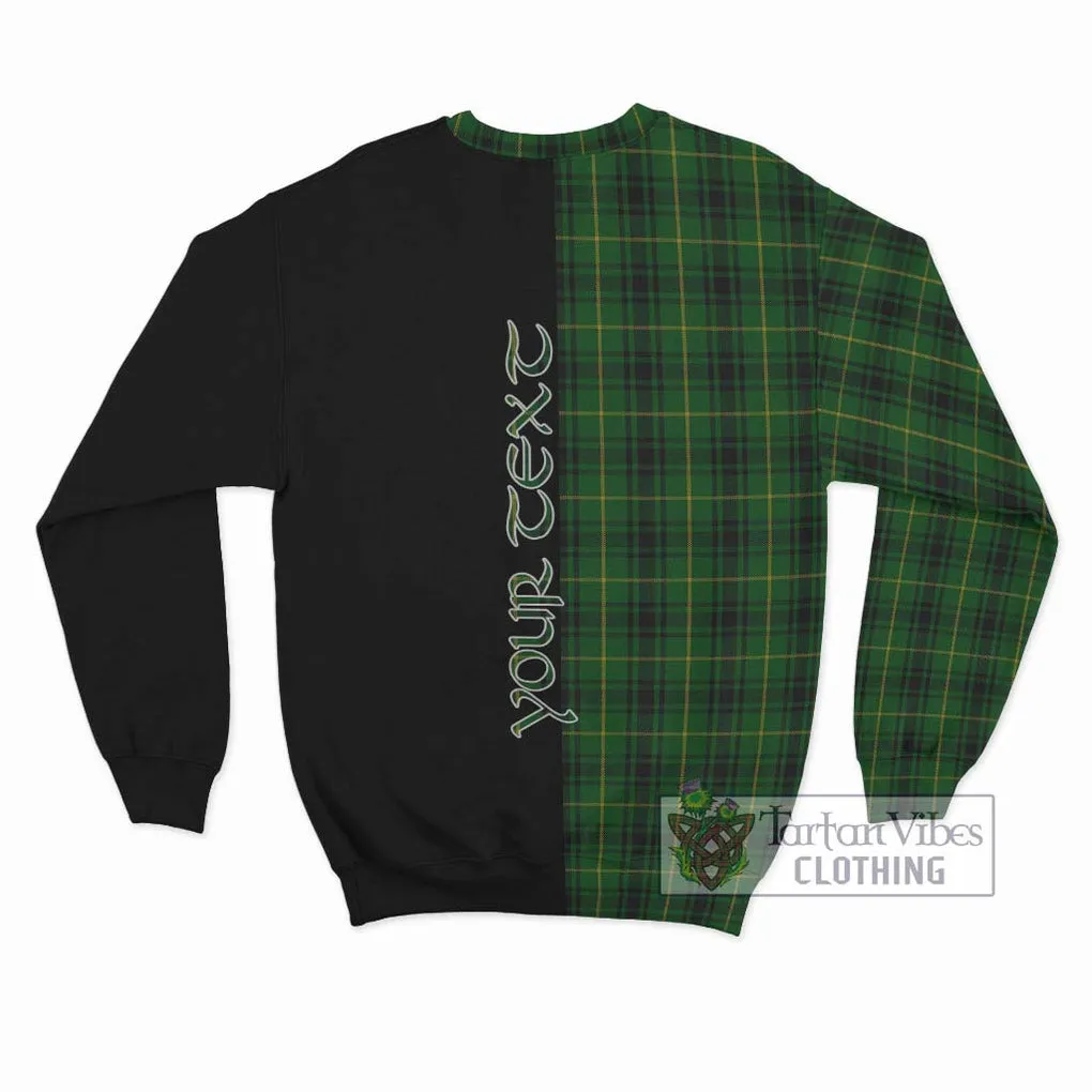 Arthur Tartan Sweatshirt with Family Crest and Half Of Me Style