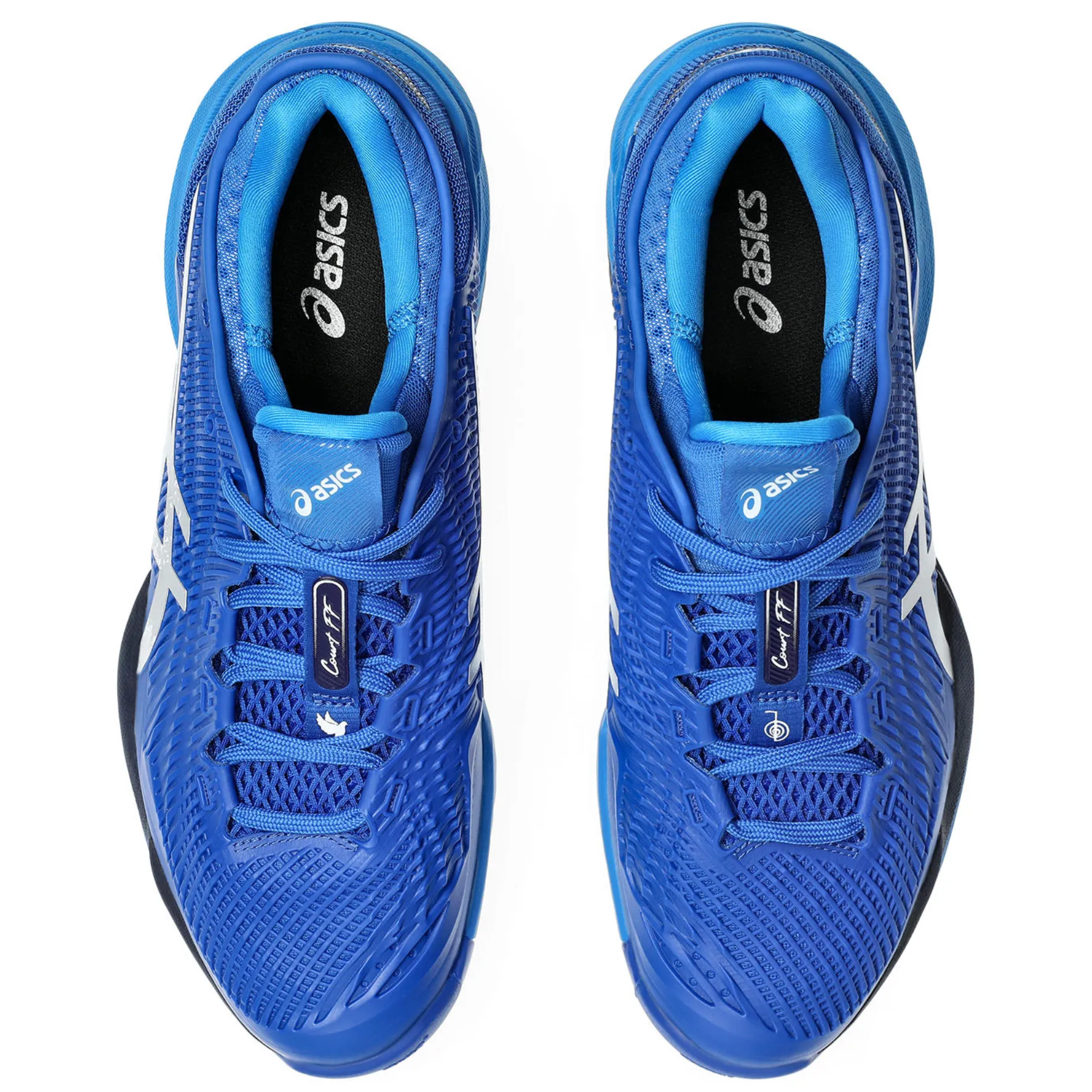 Asics Court FF 3 Novak Tennis Shoes - Tuna Blue/Pure Silver