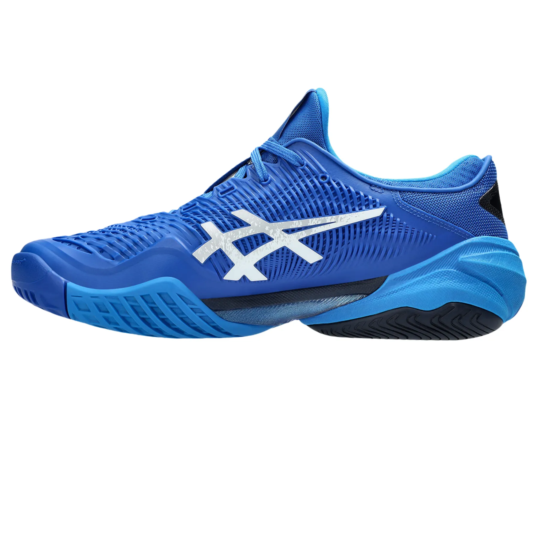 Asics Court FF 3 Novak Tennis Shoes - Tuna Blue/Pure Silver