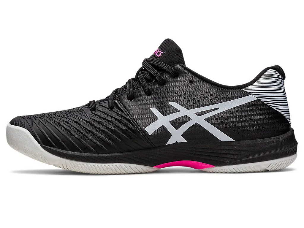 Asics Solution Swift FF Tennis Shoe - Black/Hot Pink