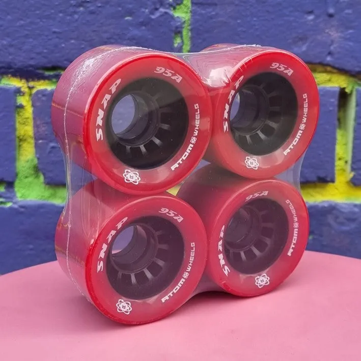 Atom Snap Red Wheels 95A - 4 pack *Last One*