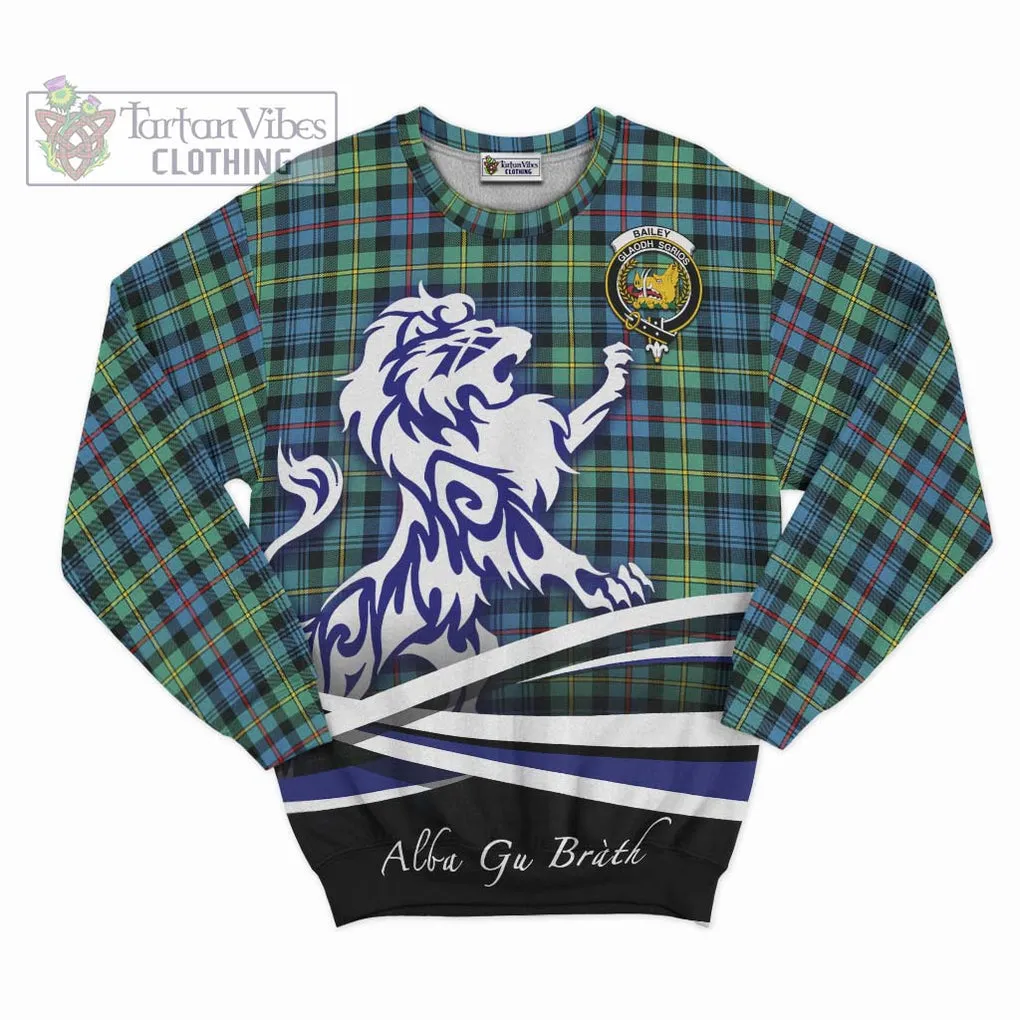 Bailey Ancient Tartan Sweatshirt with Alba Gu Brath Regal Lion Emblem