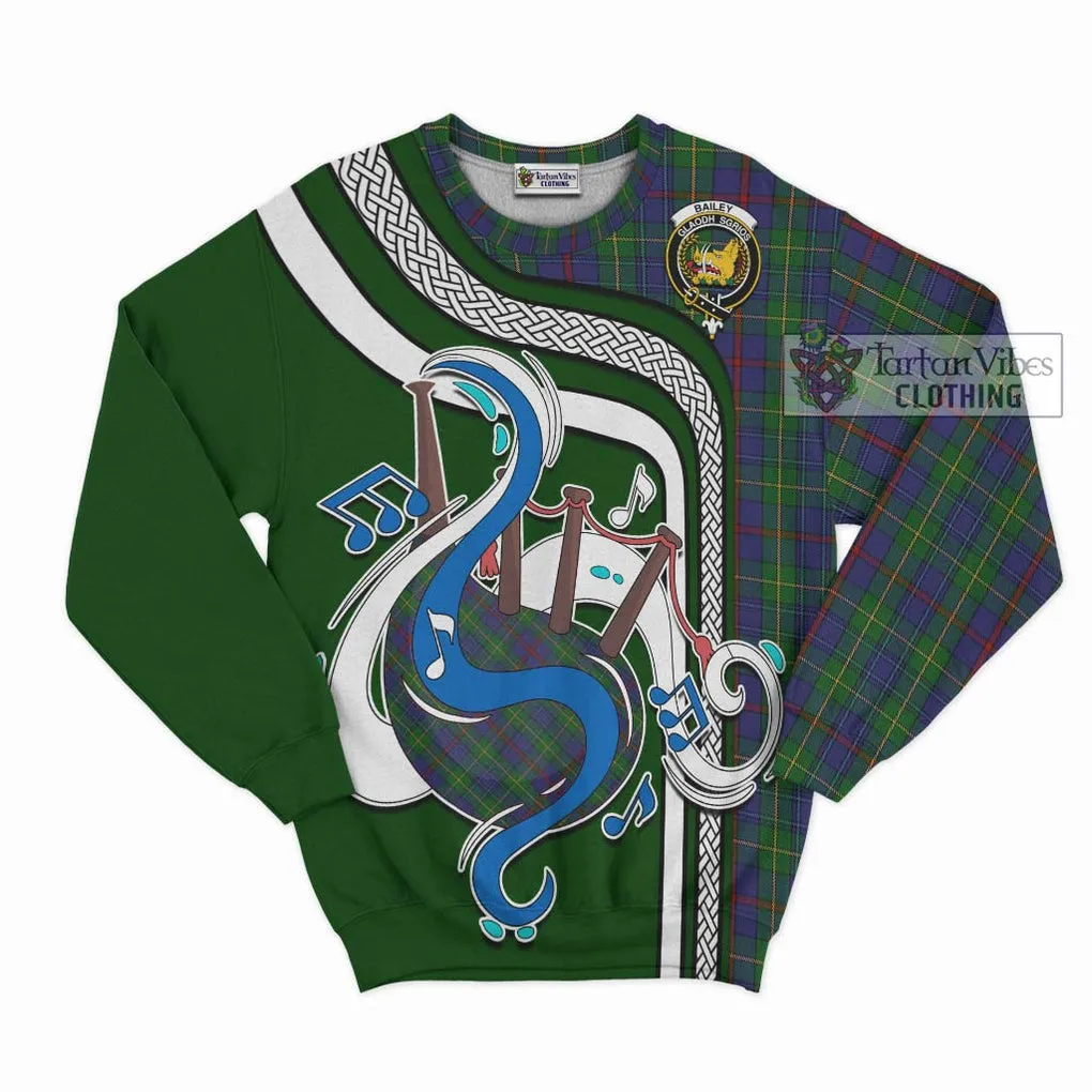 Bailey Tartan Sweatshirt with Epic Bagpipe Style