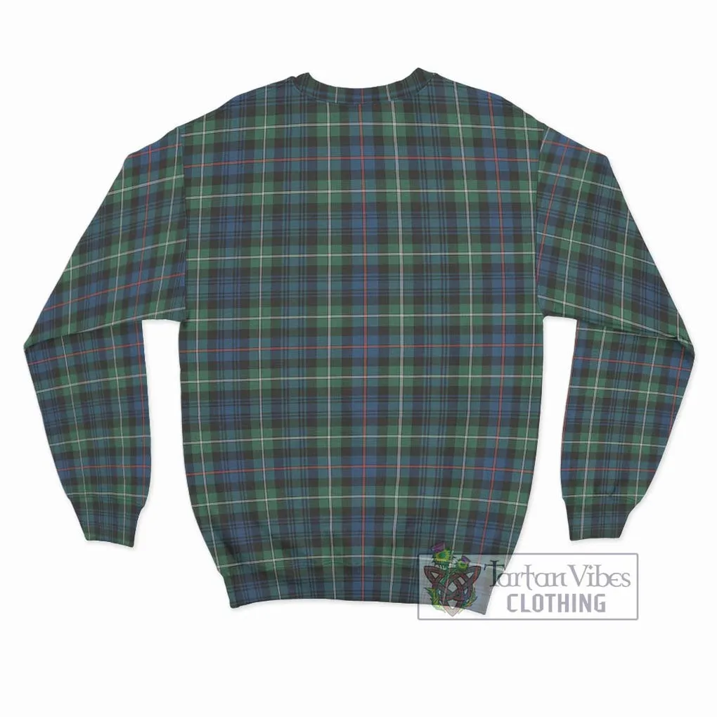 Baillie Ancient Tartan Sweatshirt with Family Crest DNA In Me Style