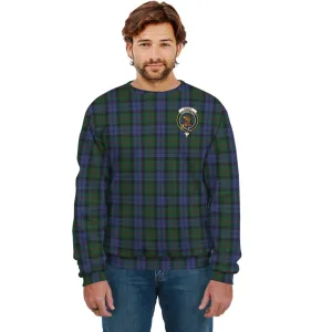 Baird Tartan Sweatshirt with Family Crest