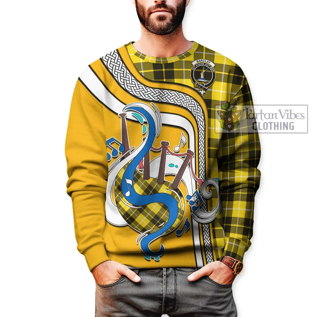 Barclay Dress Modern Tartan Sweatshirt with Epic Bagpipe Style