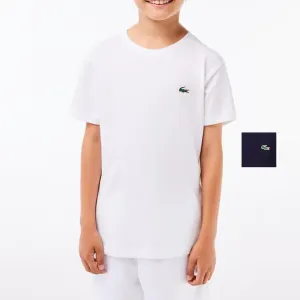 Boys' Breathable Cotton Blend Tennis Jersey