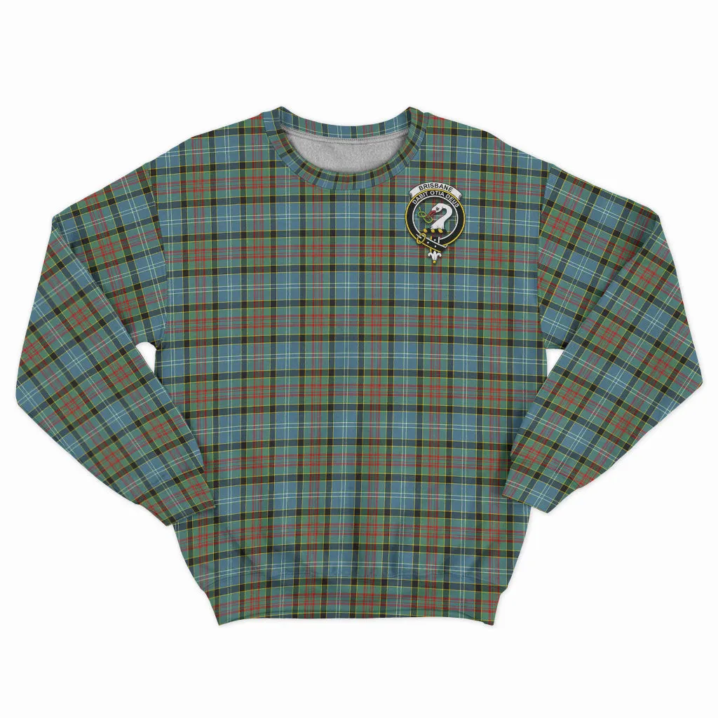 Brisbane Tartan Sweatshirt with Family Crest