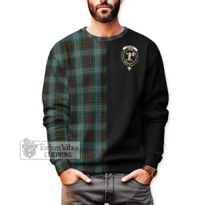 Brodie Hunting Tartan Sweatshirt with Family Crest and Half Of Me Style