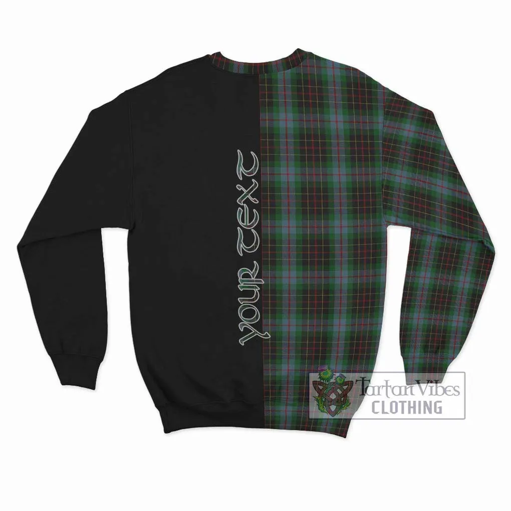 Brodie Hunting Tartan Sweatshirt with Family Crest and Half Of Me Style