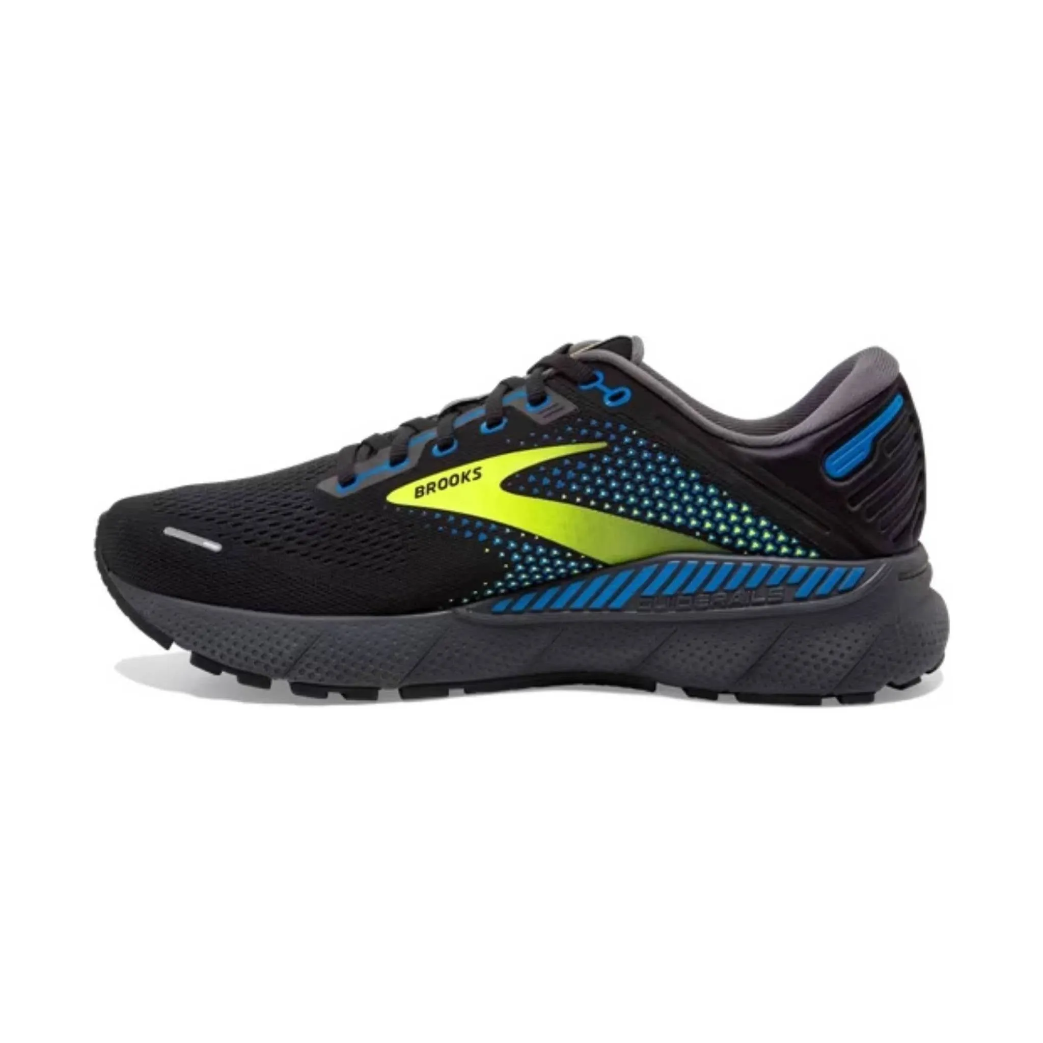 Brooks Men's Adrenaline GTS 22 Road Running Shoes - Black/Blue/Nightlife - ONLINE STORE CREDIT/EXCHANGE ONLY