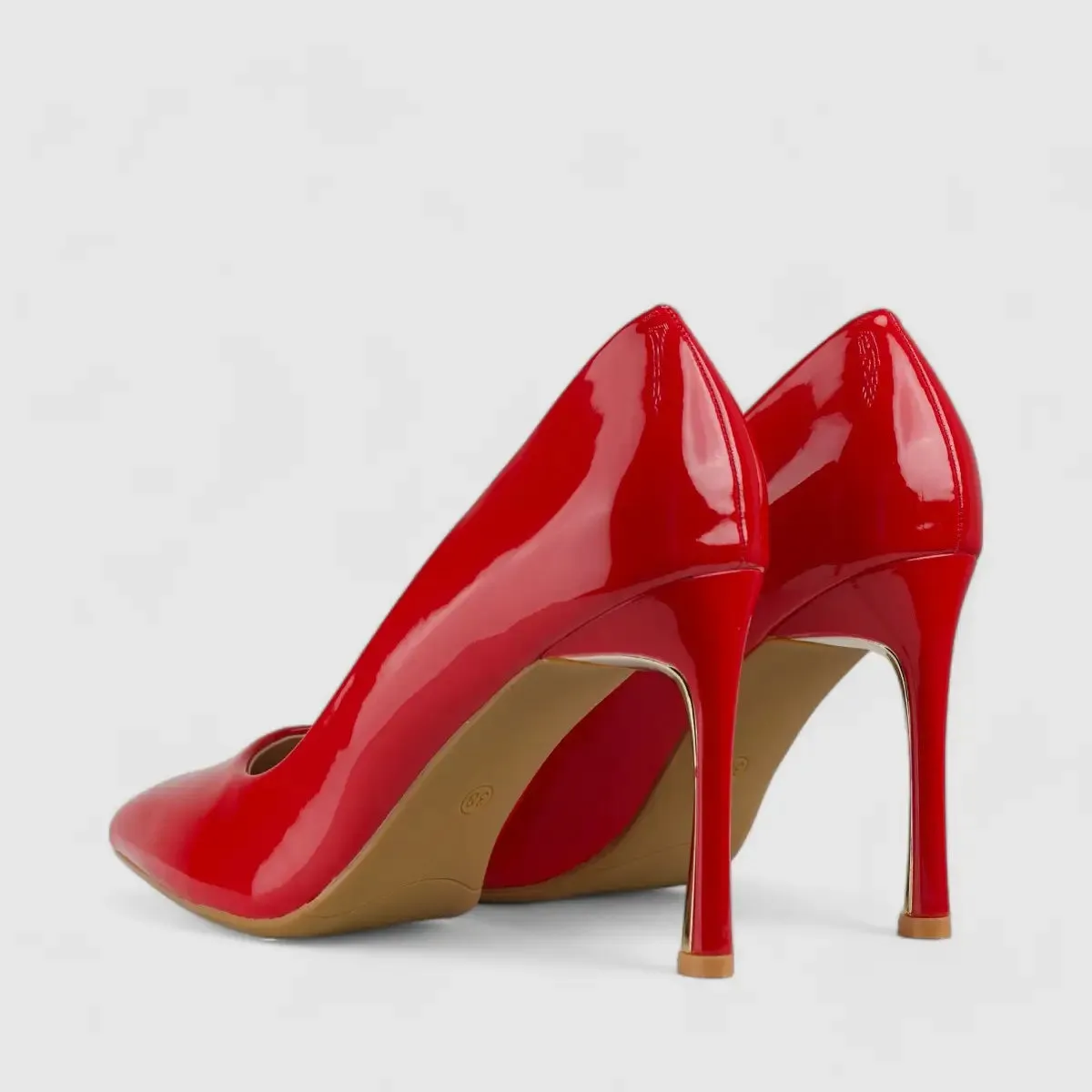 Bulbul Stiletto Court Shoe Red LI007