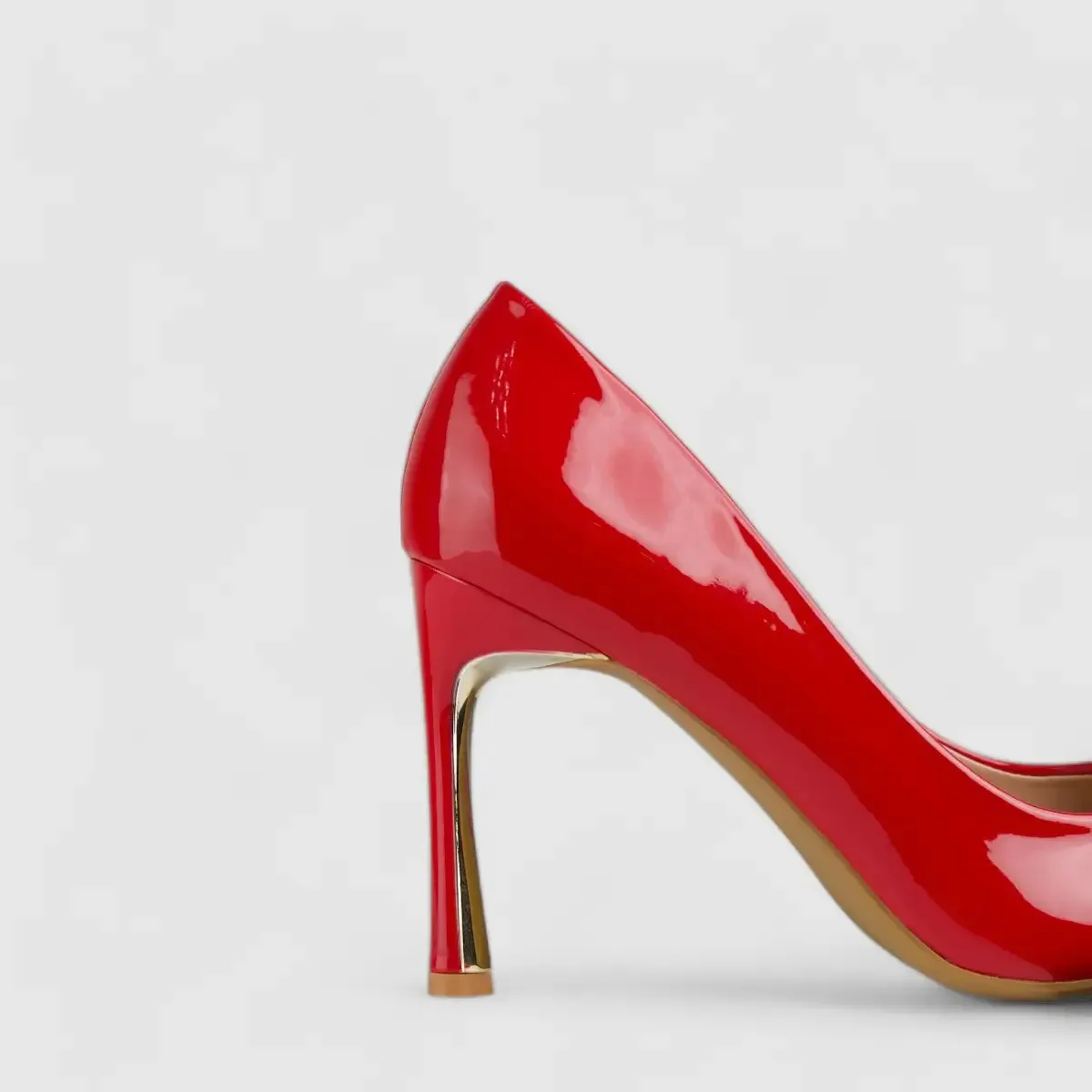 Bulbul Stiletto Court Shoe Red LI007