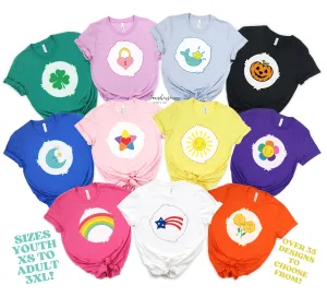 Care Bear Group Costume Matching Shirts