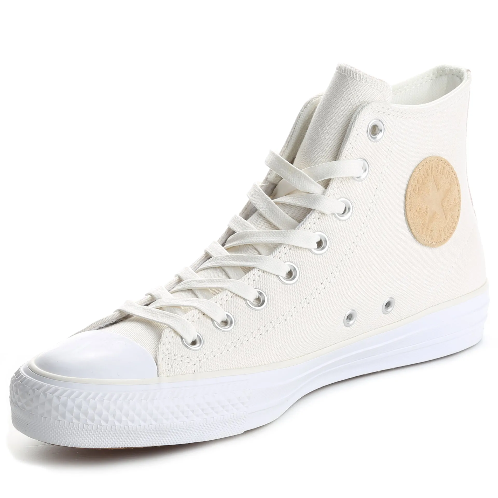 Converse CTAS Pro Suede Backed Twill High Top - Egret/Dusk Pink